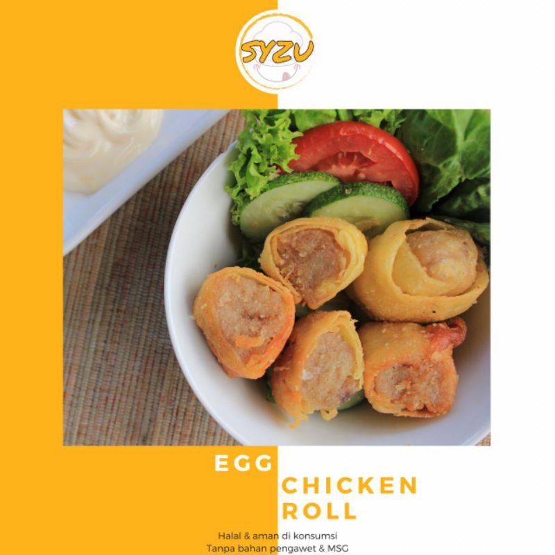 

Egg Chicken Roll Frozen Bento