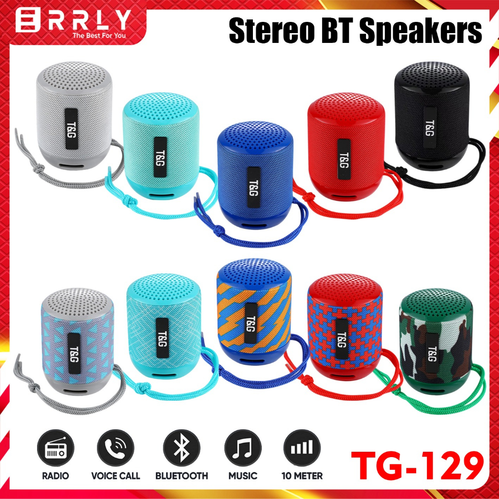Speaker Bluetooh TG129 Wireless Speker Mini Super Bass TG 129 Speaker Aktif Mini TG-129 Speaker Musi