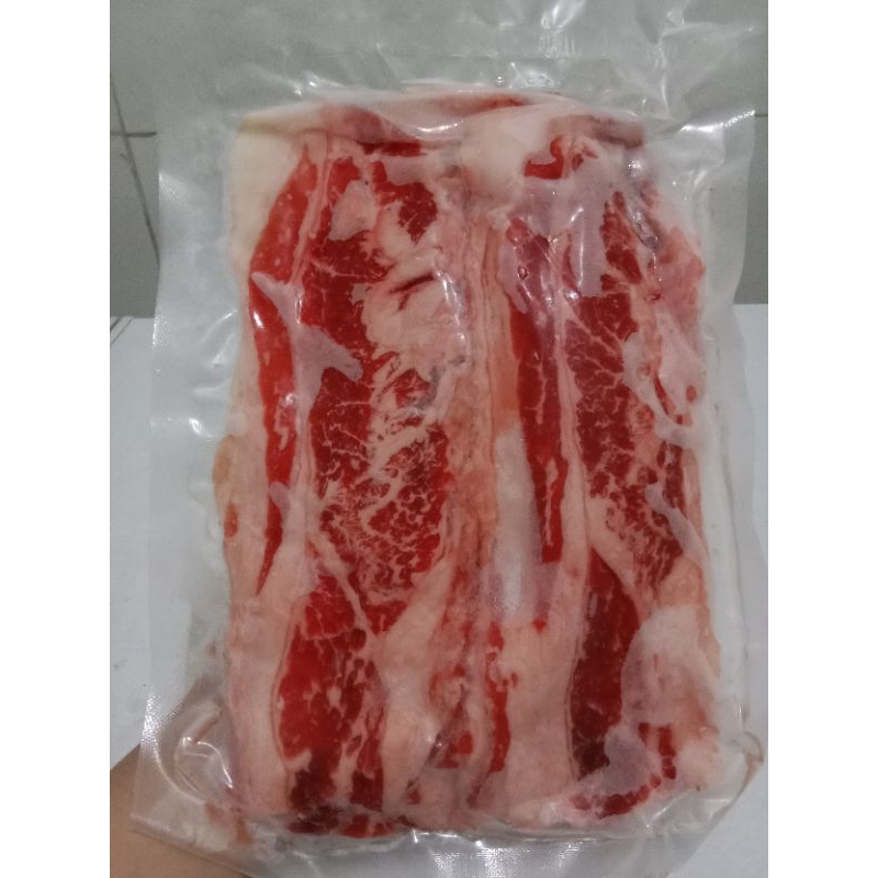 

Daging Beef Shorthplate Slice Premium 500gr