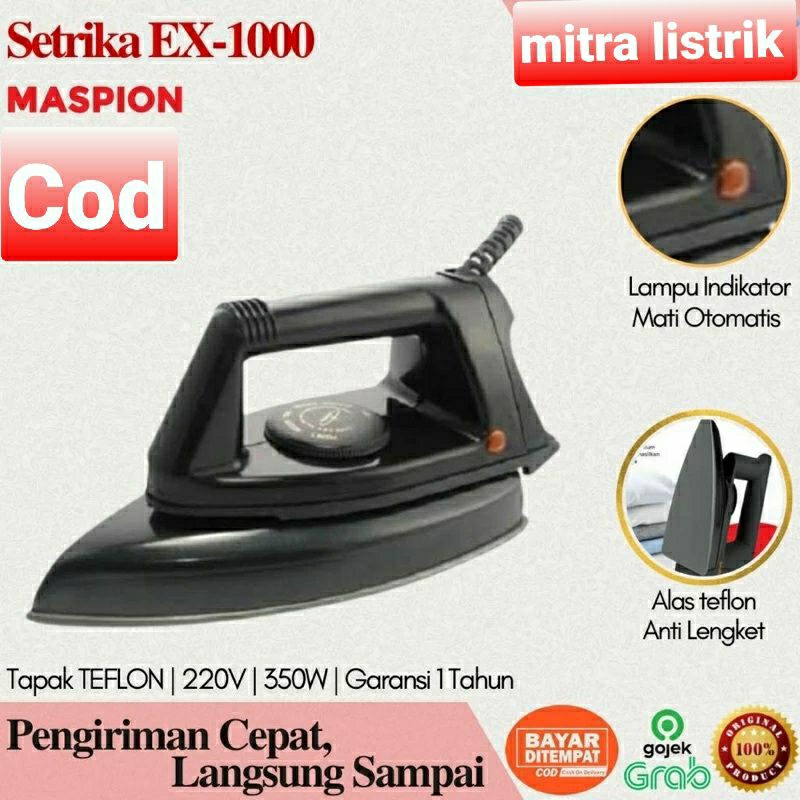 SETRIKA MASPION EX 1000. GOSOKAN MASPION EX1000