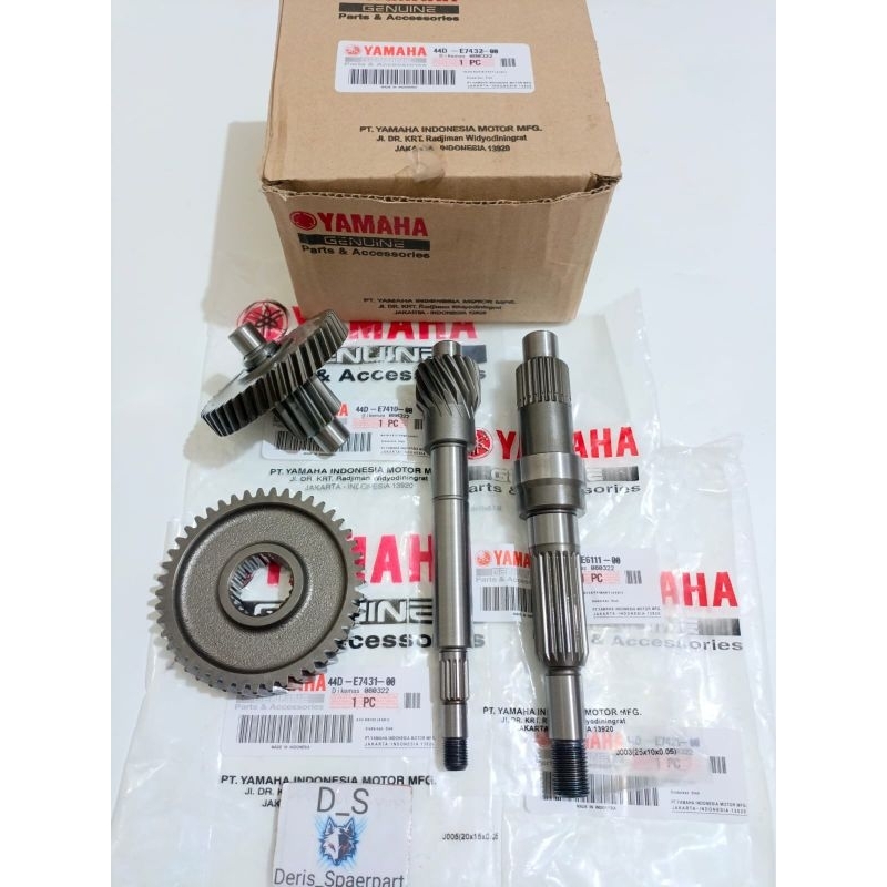 Gigi resio gear box komplit yamaha Xeon rc Xeon gt kode part{44D}