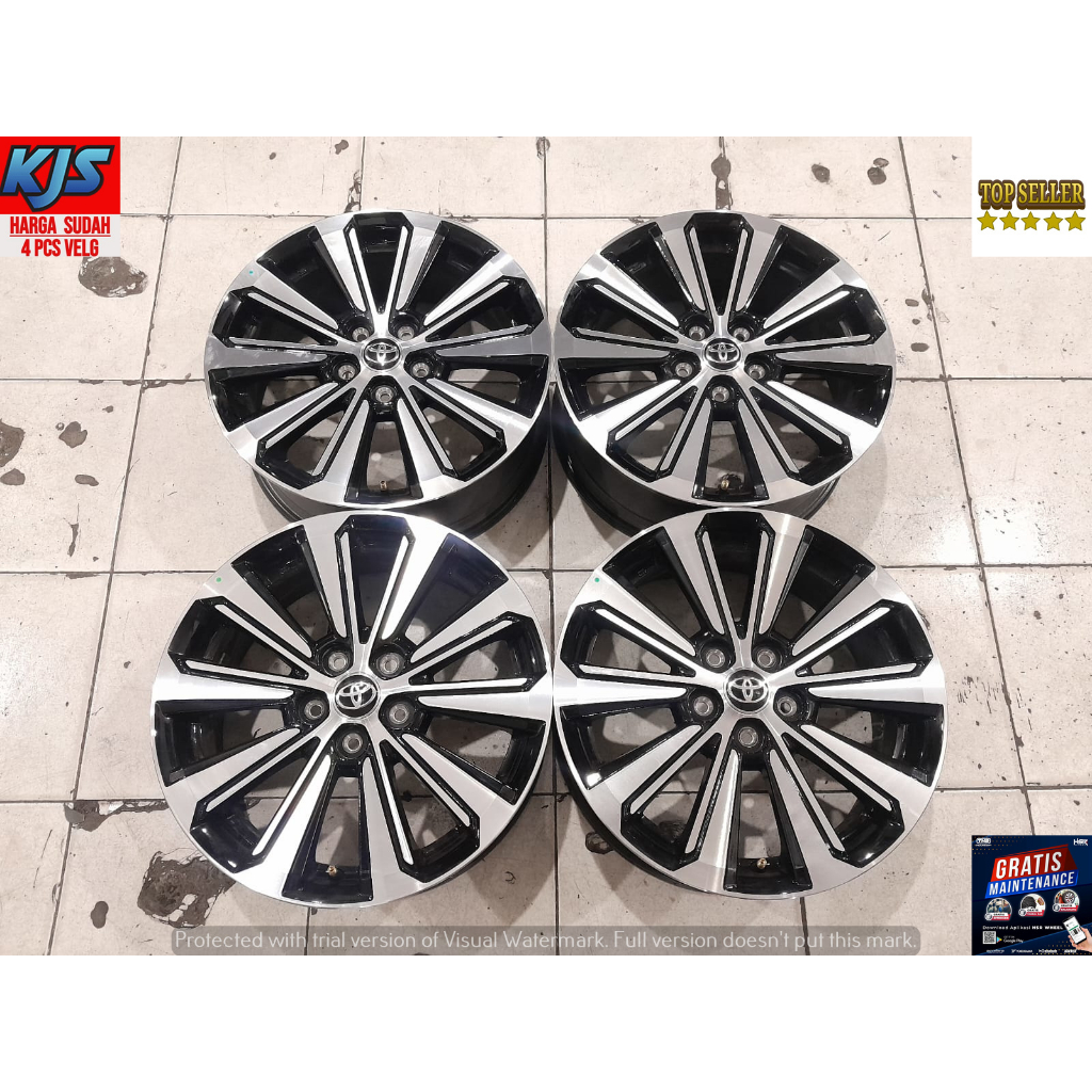 MENJUAL VELG ORIGINAL STANDAR SECOND TERMURAH BERKUALITAS BUAT MOBIL SIENTA NEW ALTIS CELICA TOYOTA 