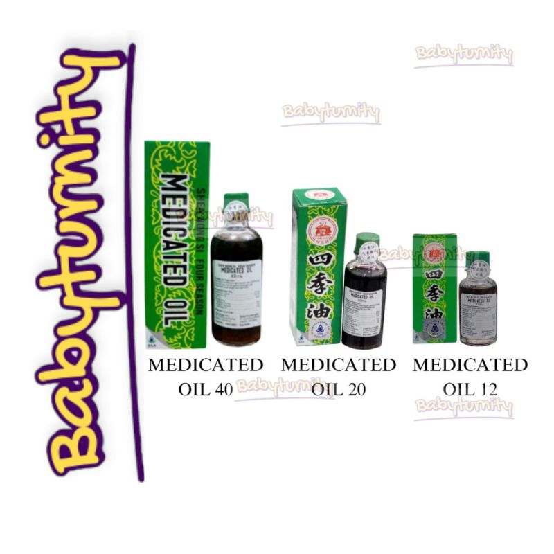 Minyak Medicated Oil original 12 20 40ml