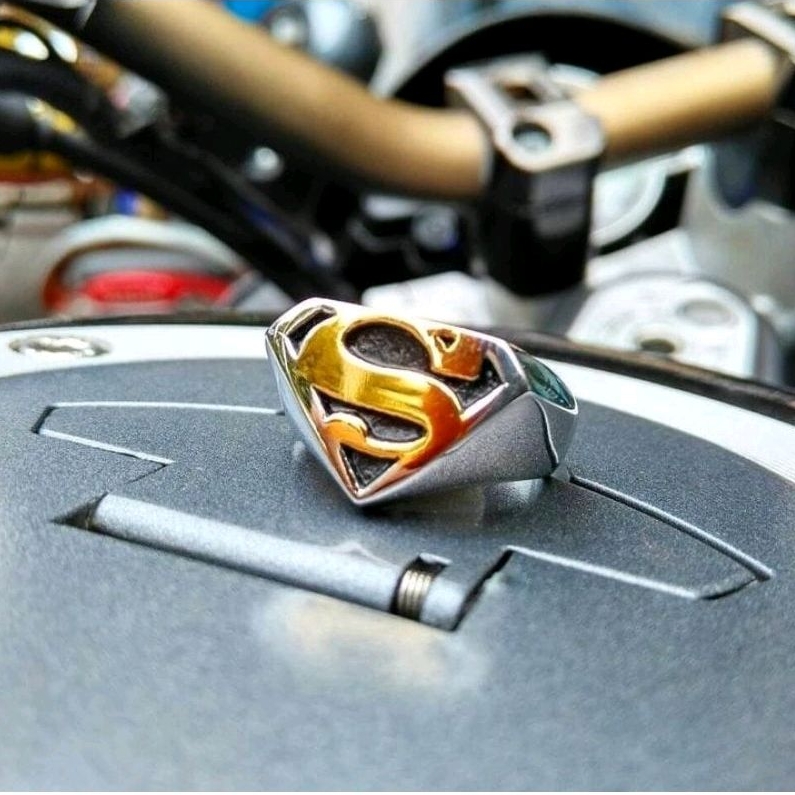 Cincin Titanium Inisial Samsudin Skull Ring