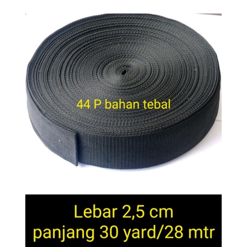 Bisban sapit/tali bisban tebal/tali webbing 2,5 cm