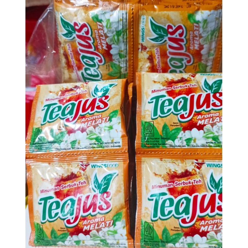 

Teajus Melati 1 pak isi ( 6 renceng )