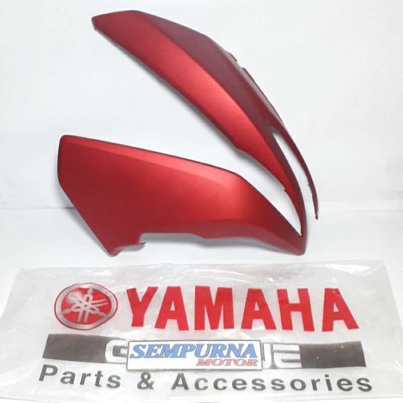 B65-F8377-00-P0 Sayap Legshil Luar Kanan Merah Doff Aerox 155 100% Original Yamaha Asli Ori YGP