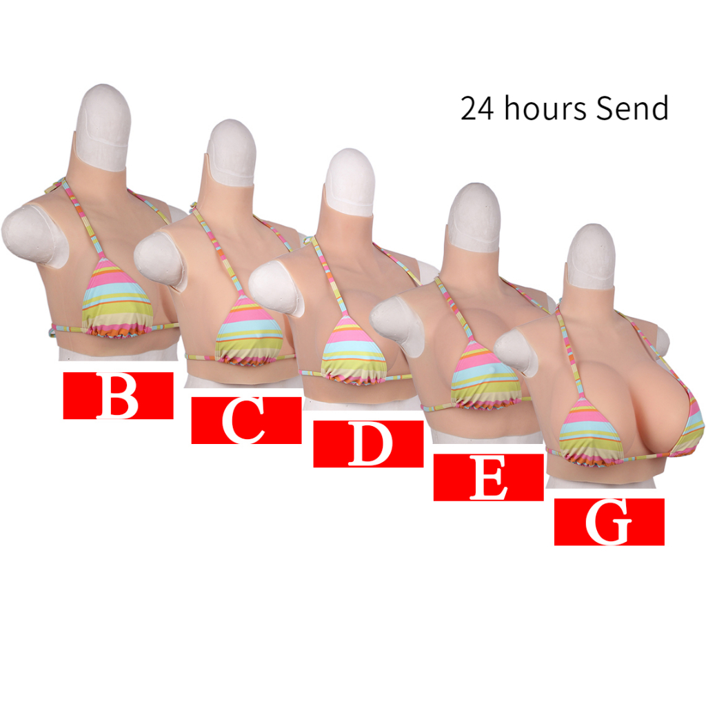 Implan Payudara Realistis Pembentuk Payudara Silikon untuk Brasserie Cross-dresser Wanita Mastektomi