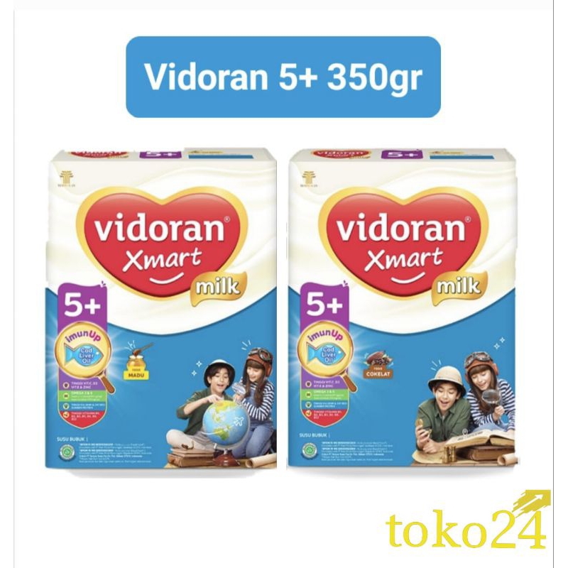 Vidoran Xmart 5+ 350 gr Susu Anak 5 - 12 Tahun