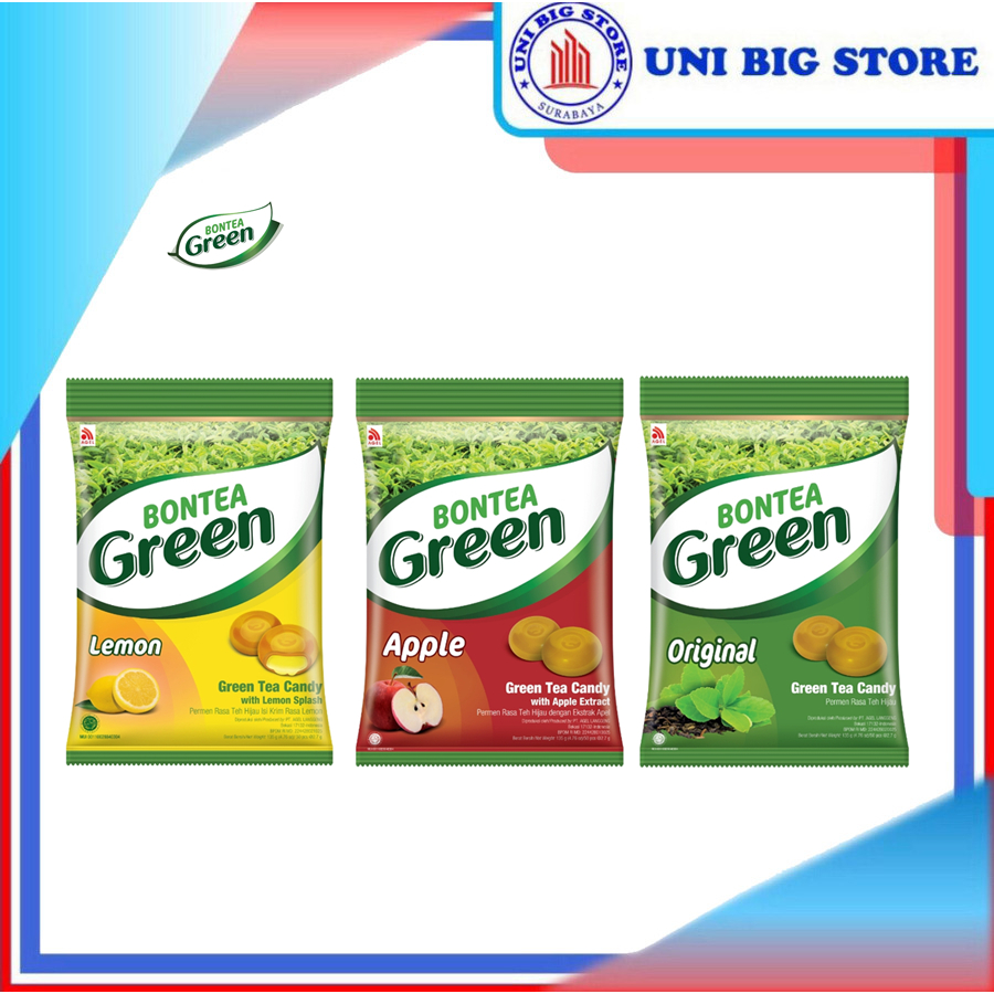 

Bontea Green Tea Candy Original | Lemon | Apple 135 g Permen Teh Hijau