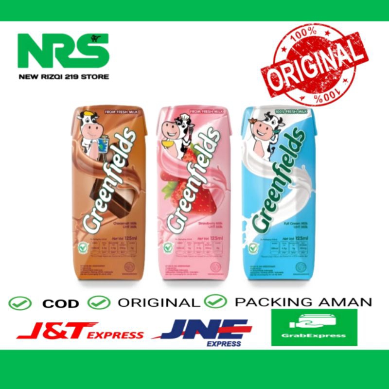 

Greenfields Fresh Milk 125 ml -Susu Greenfields Uht Anak Strawberry