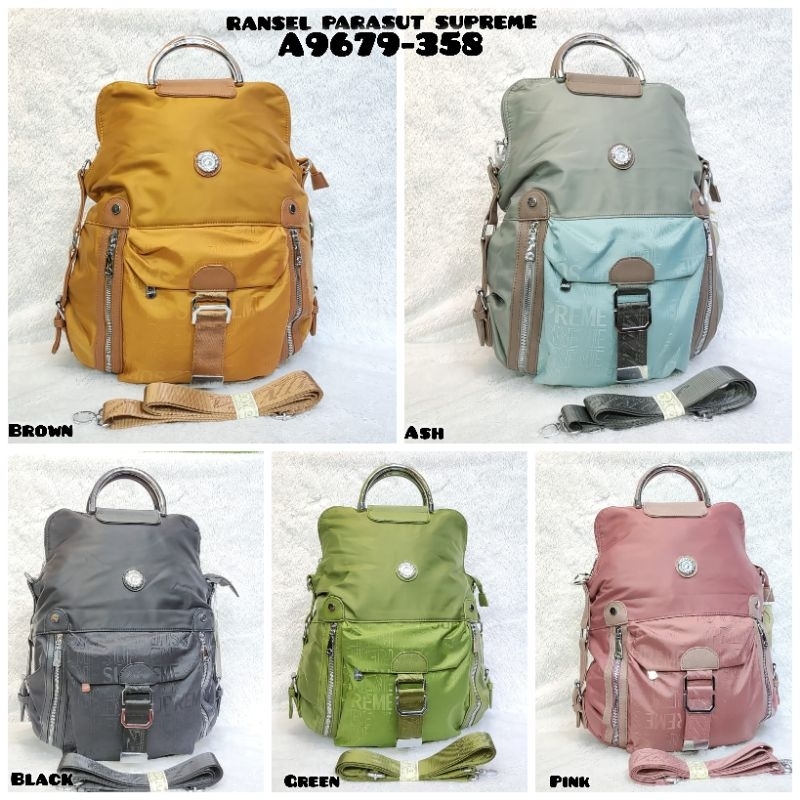 TAS RANSEL JUNFA TERBARU 9769/7862 BAHAN PARASUT MUAT LAPTOP