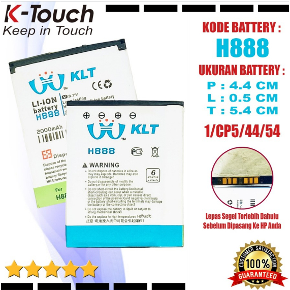 Acc Hp Baterai Batere K Touch K Touch H888 H899 Kode Baterai Tbt2116