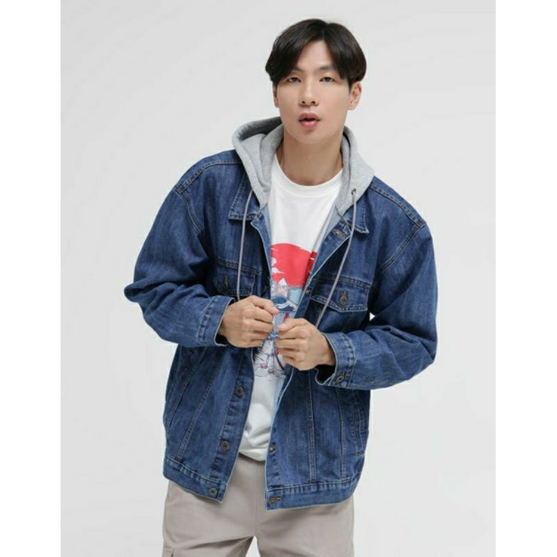 Nevada Jacket Casual denim hoody oversized