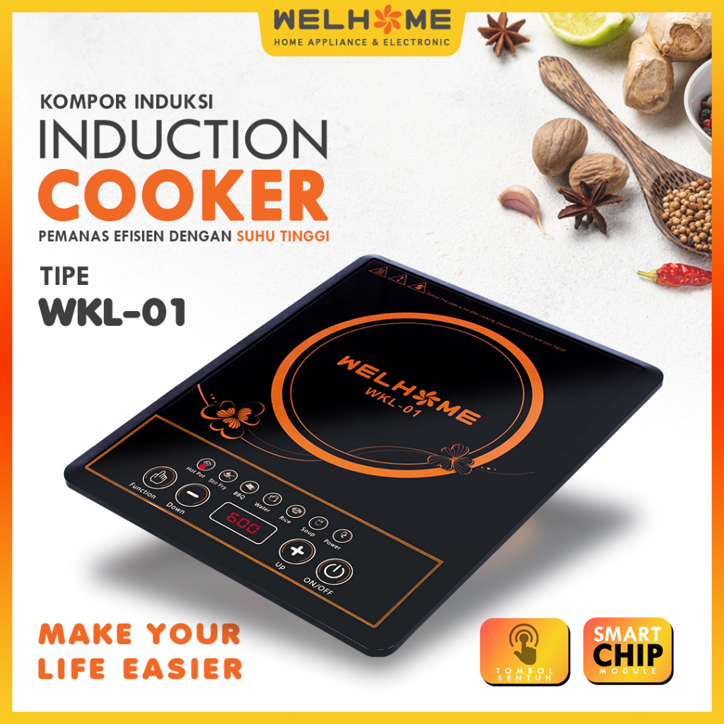 Welhome Kompor induksi Wkl-01/02/03