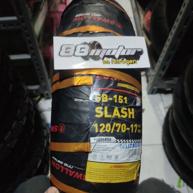 SWALLOW SLASH PRO SERIES 120/70-17, OFFLINE LEBIH MURAH