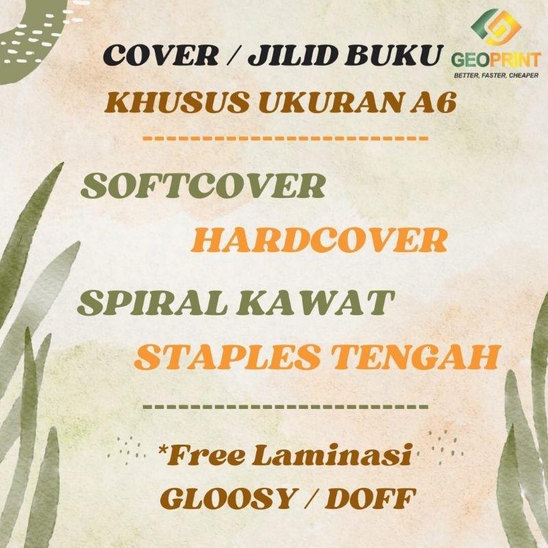 

COVER/JILID BUKU UKURAN A6