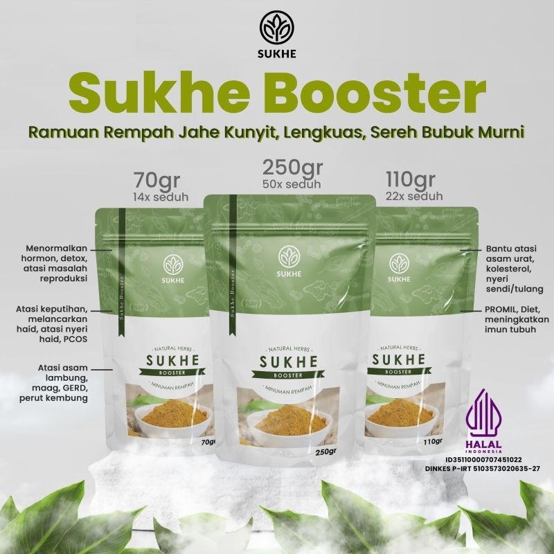 

Sukhe Booster, Asam Lambung, Daya Tahan Tubuh, Promil, Diet, Magh, Keputihan, Ramuan Cinta