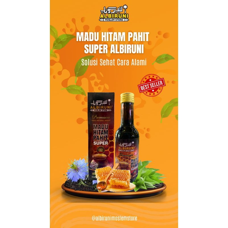 

MADU HITAM PAHIT SUPER ALBIRUNI 300GR