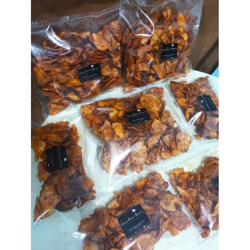 

Keripik Singkong Pedas Manis 250gr