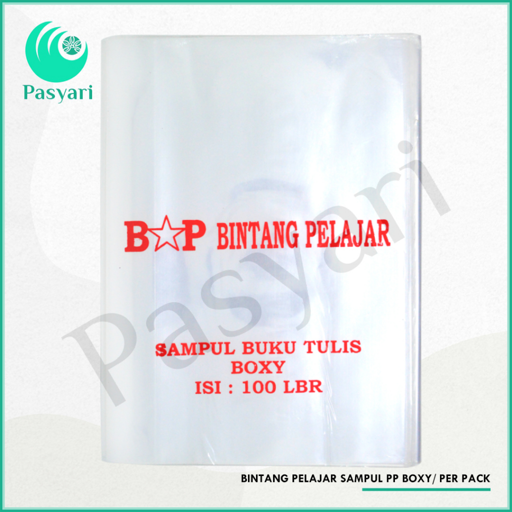 

[PER PACK] [ UKURAN BOXY] BINTANG PELAJAR SAMPUL PP BOXY