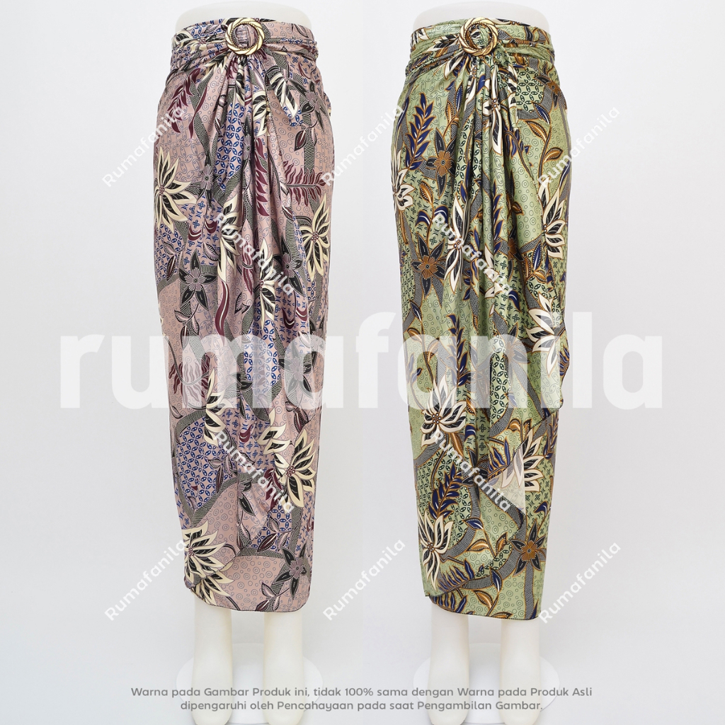 Kain Lilit Batik Premium Bawahan Kebaya Wisuda Jumbo Rok Batik Lilit Modern Pakaian Tradisional Pest