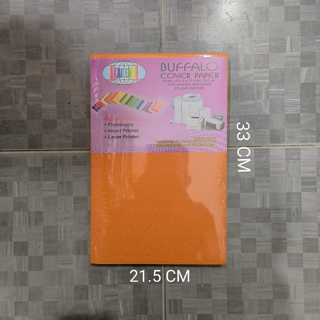 

Kertas Jeruk / Cover Jeruk F4 / isi 100 lembar - ORANGE