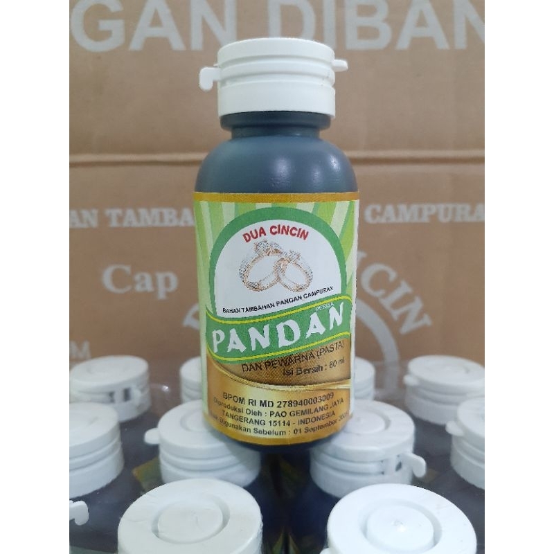 

Perisa dan Pewarna Pasta Pandan Dua Cincin 60ml
