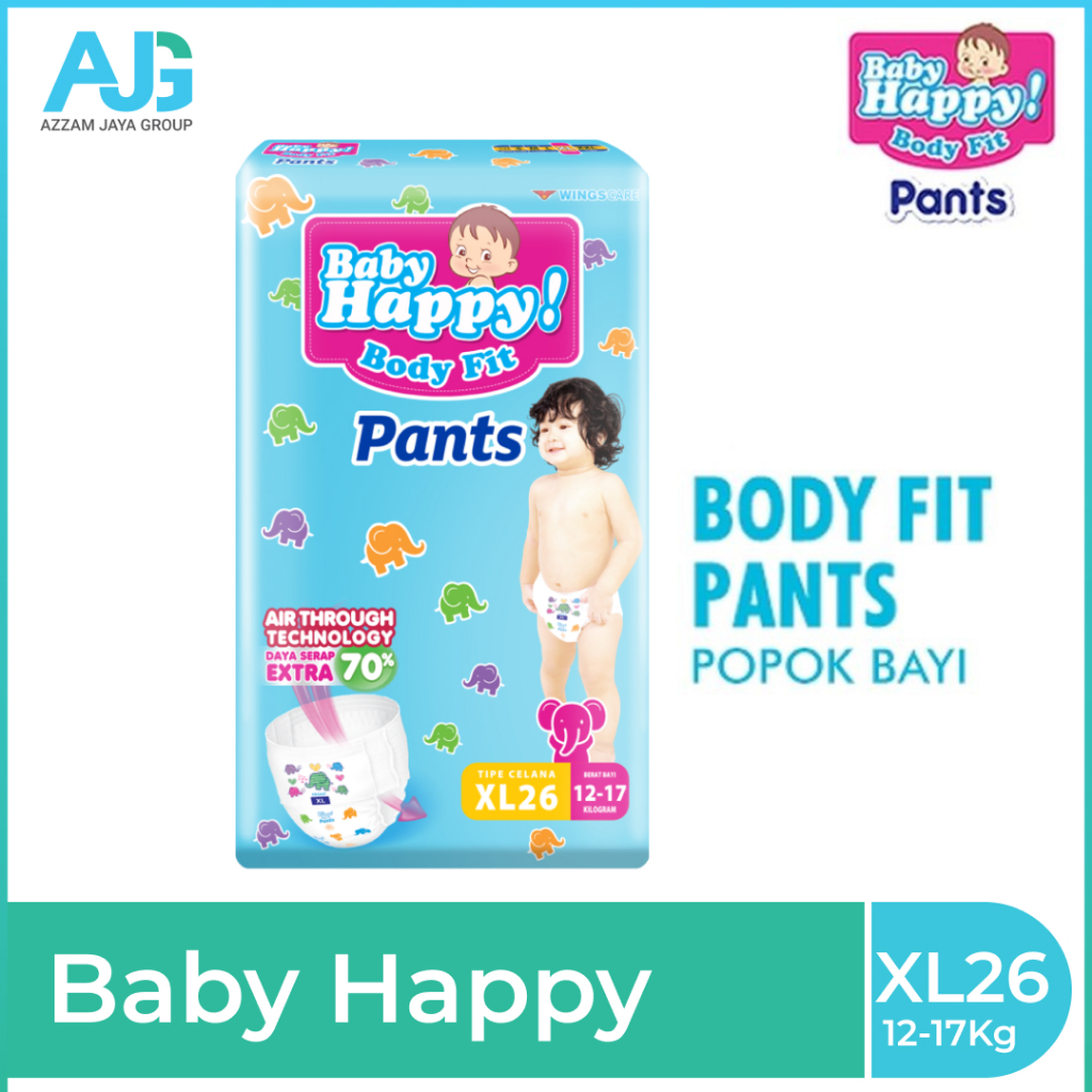 Baby Happy Popok Bayi Celana Body Fit Pants XL26