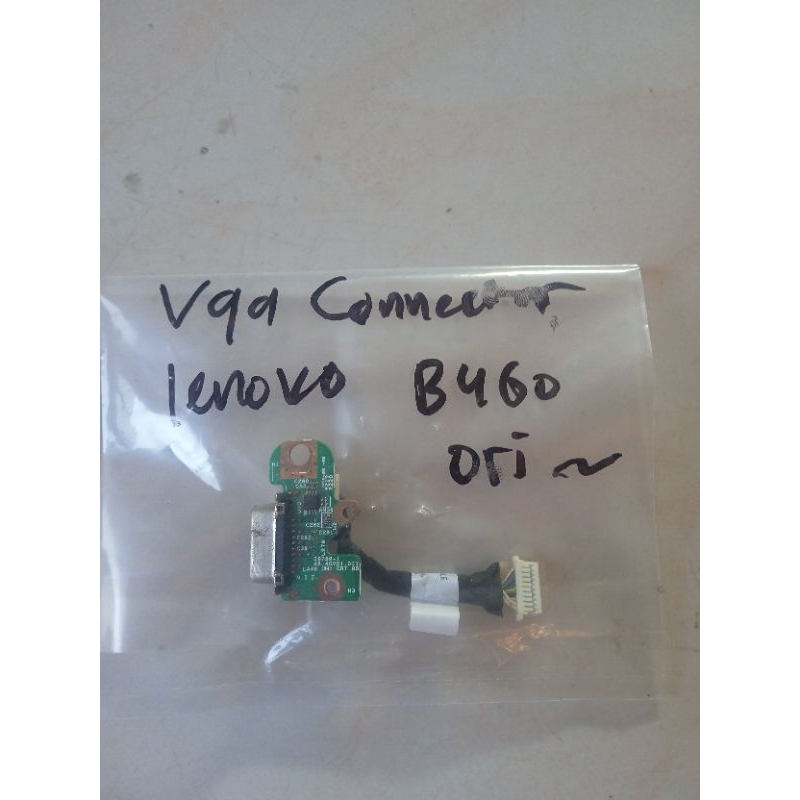 VGA CONNECTOR LAPTOP LENOVO B460 ORIGINAL OKE