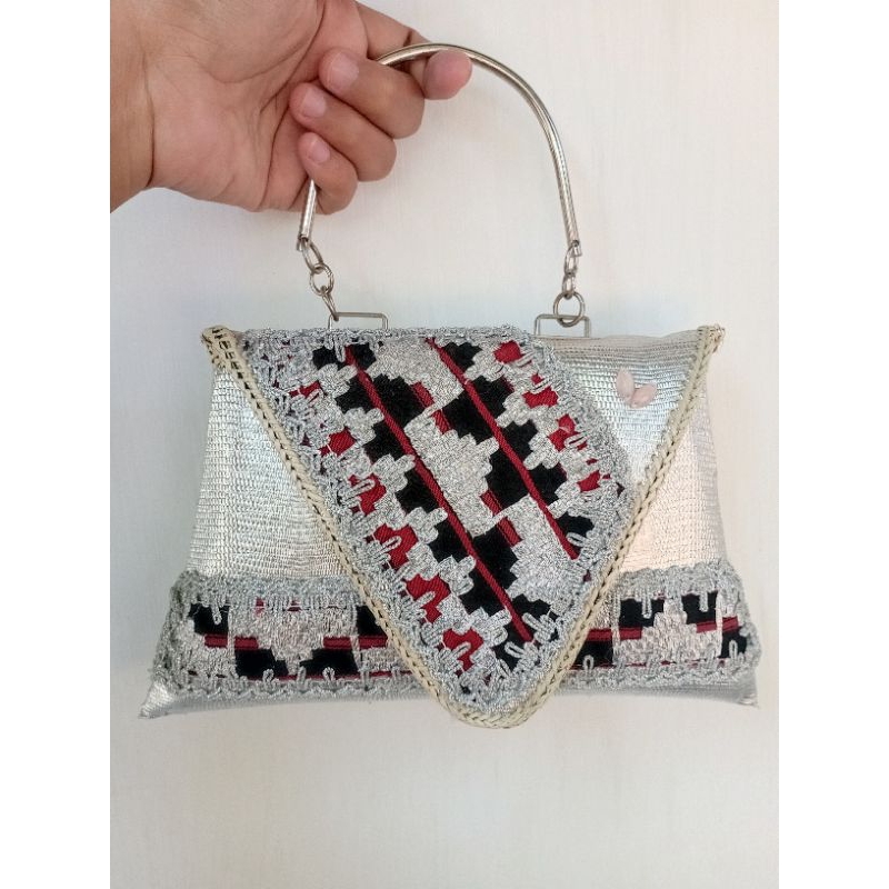 (bisa Cod) Tas tapis oleh oleh khas Lampung