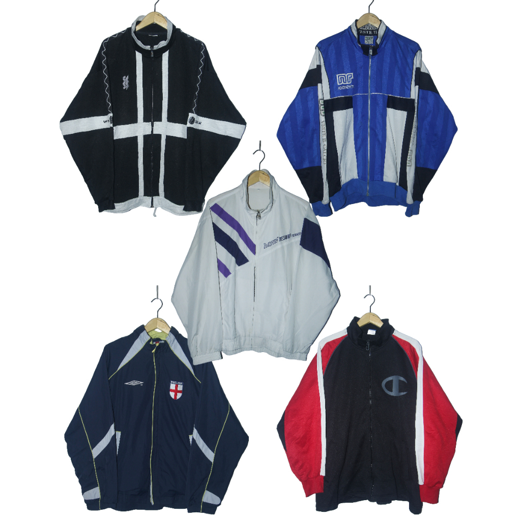 Tracktop Colorblock Windbreaker Colorblock Full Brand