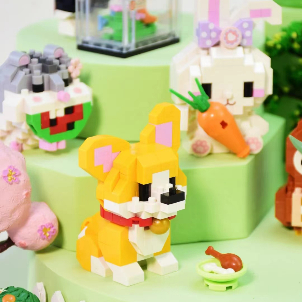 New Loztoys Block Bricks Hewan Series Mainan Balok Nano Blok Building Block Nano Bricks Balok Susun