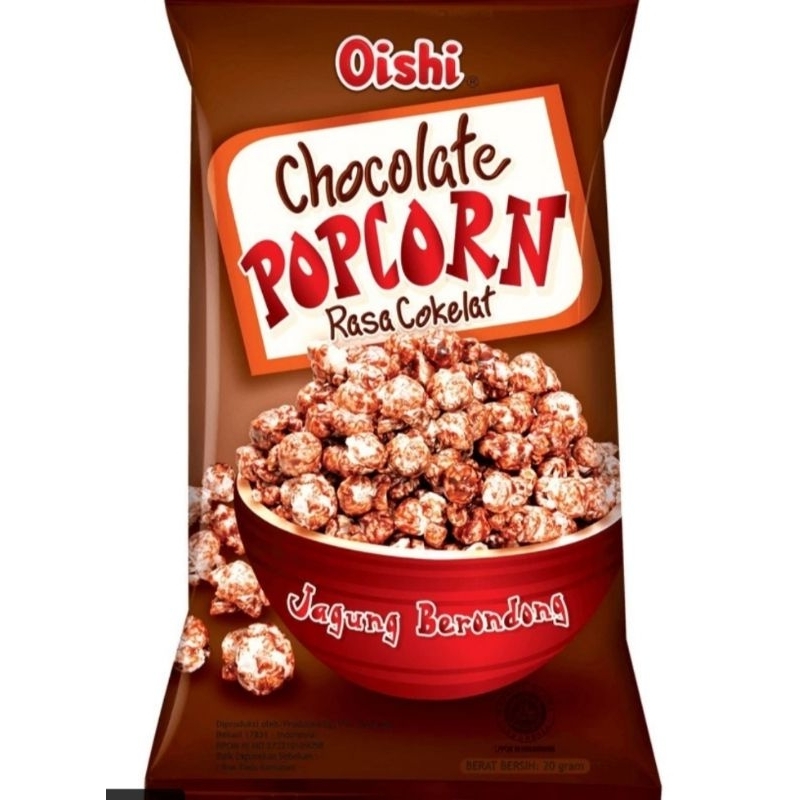 

pop corn chocolate