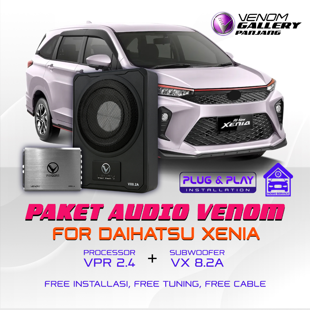 PAKET AUDIO VENOM EXPRESS 1 DAIHATSU XENIA - PAKET AUDIO MOBIL XENIA