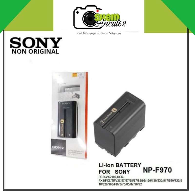 Battery Batre Sony NP-F970 f970 for FX7 PD177 PD170 NX5 NX3 MC1500 SD1000