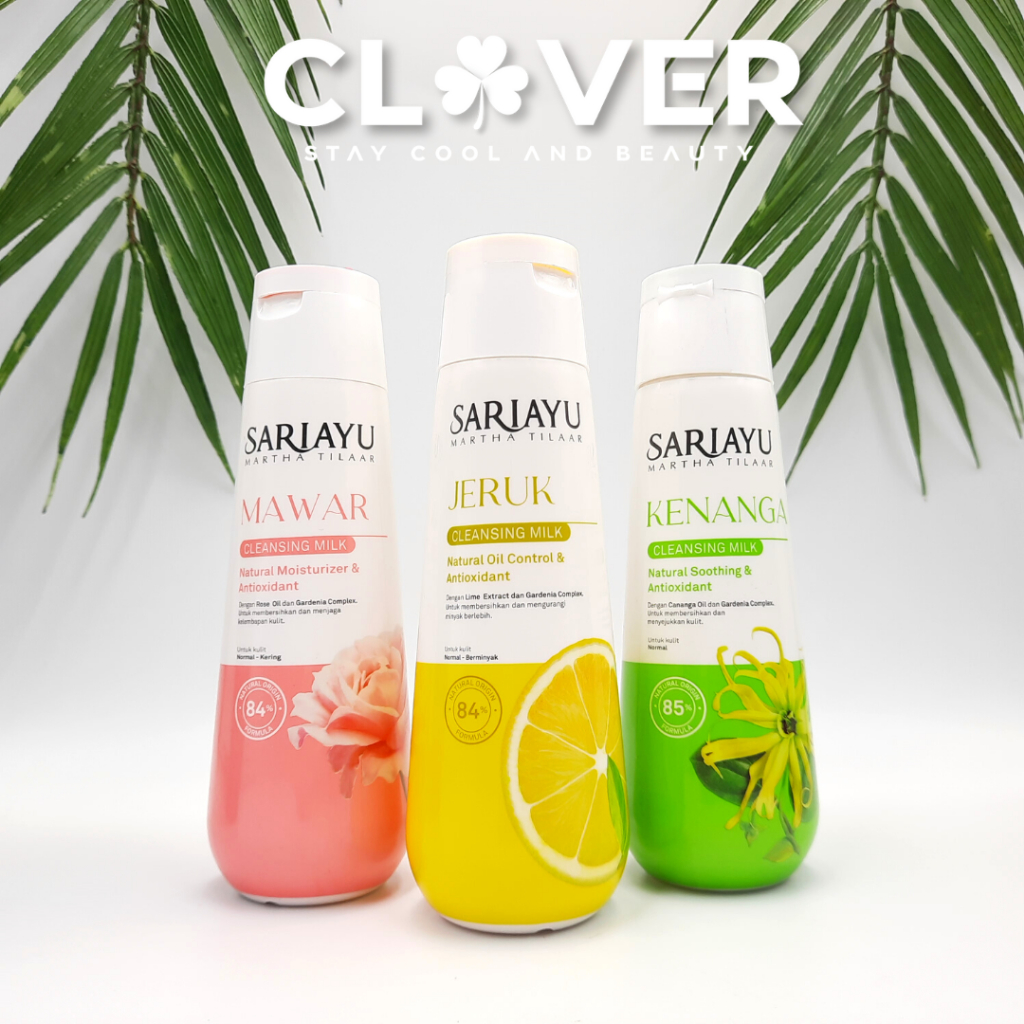 [SARIAYU] Cleansing Milk 150ml – Susu Pembersih Wajah Semua Jenis Kulit