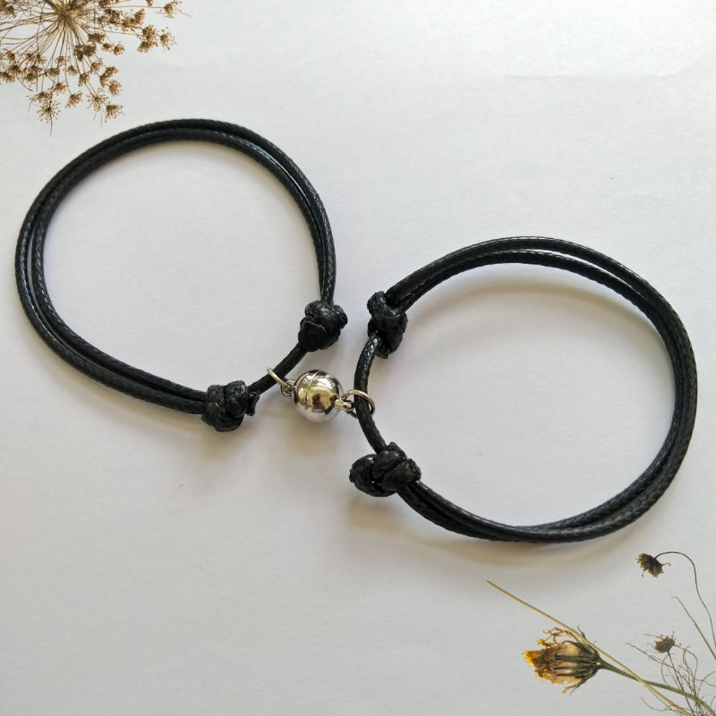 Gelang Tali Korea Magnet Couple Sepasang Anti Air