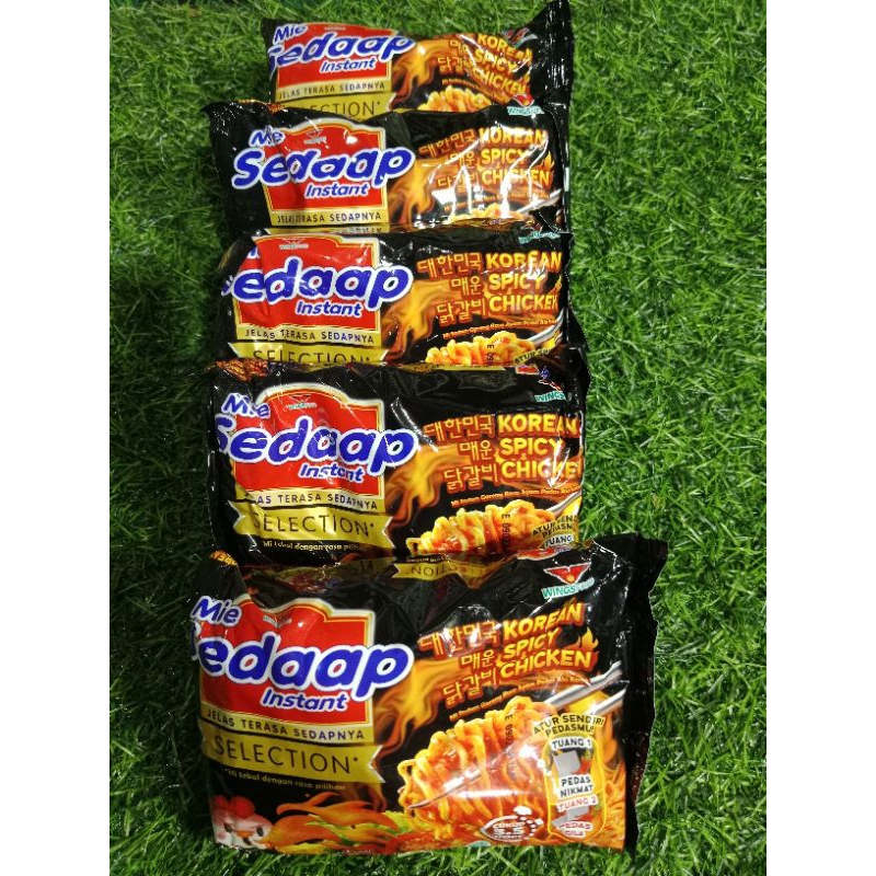 

Mie sedap korean spicy chiken isi 5 pcs