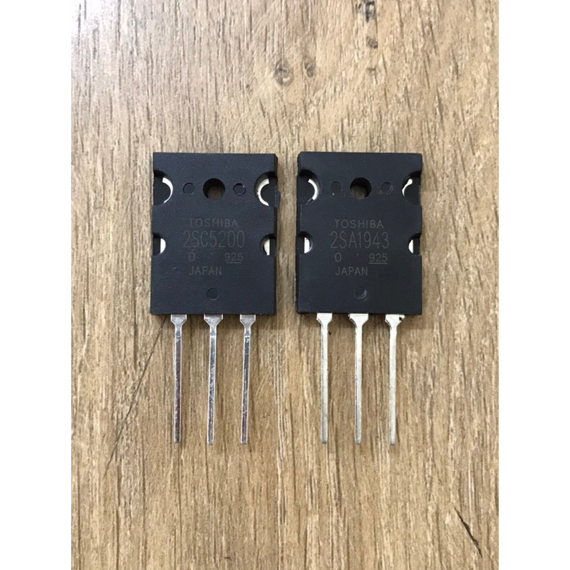 (1 set) IC Transistor A1943 C5200 Toshiba 150W Bagus Ori Seri 925 / 725
