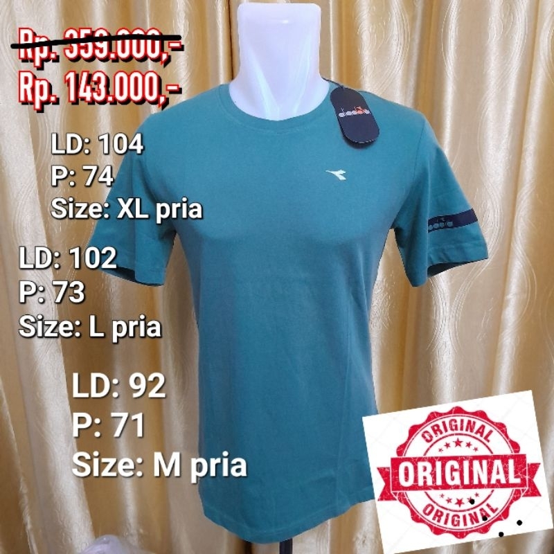 Kaos DIADORA Original Authentic 100%