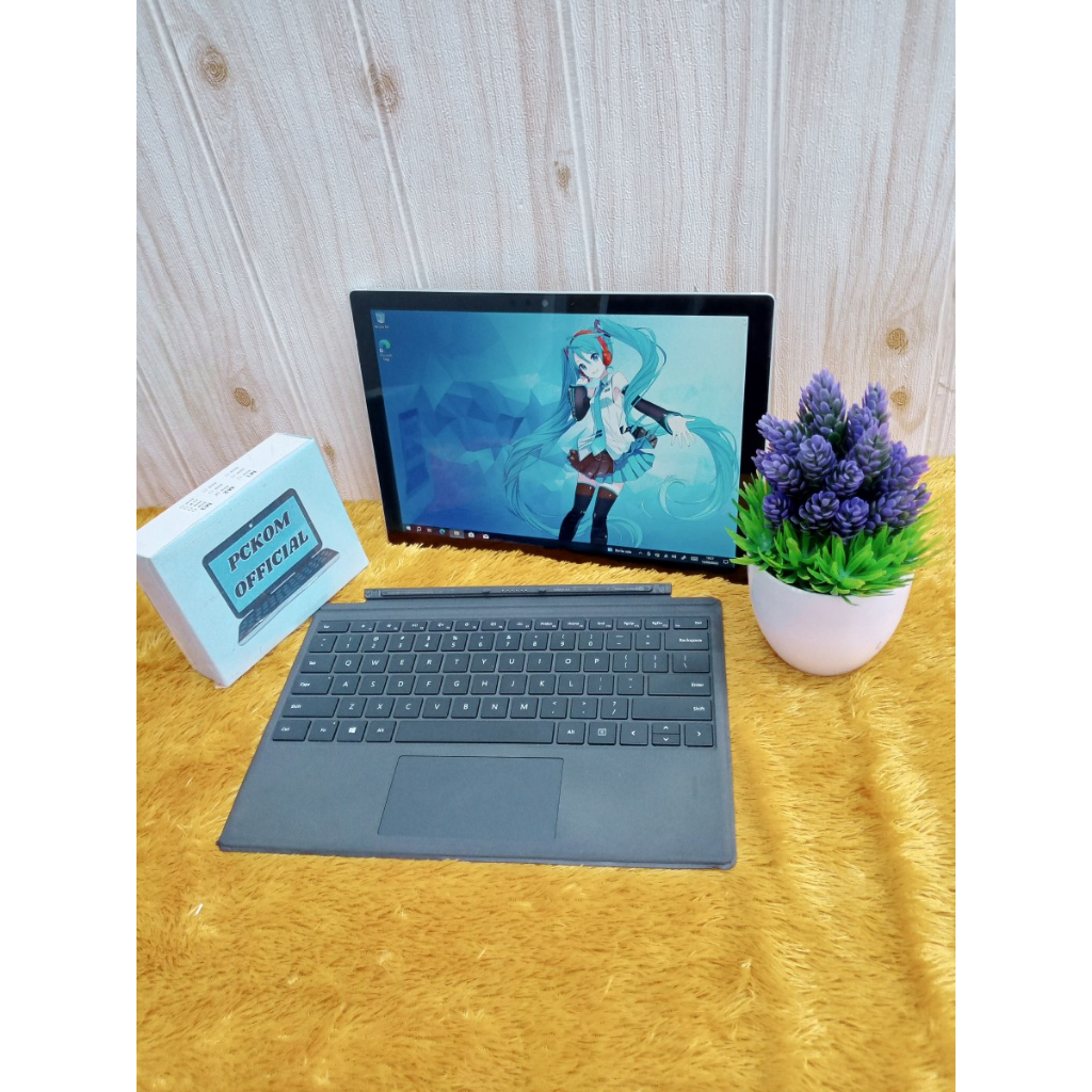 MICROSOFT SURFACE PRO 5 RAM 4/128GB INTEL CORE I5 GEN 7 SECOND MURAH GARANSI LAPTOP SEKOLAH KERJA KU