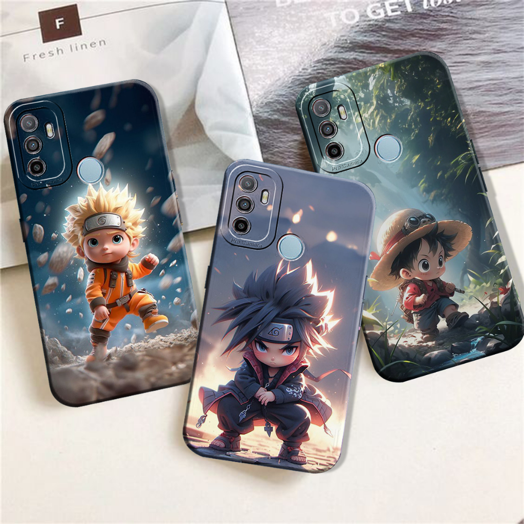 Softcase Hp OPPO A53 2020/A33 2020/A32 Motif Cartoon Anime Cute Lucu Cantik Kekinian - Oppo a53 - op