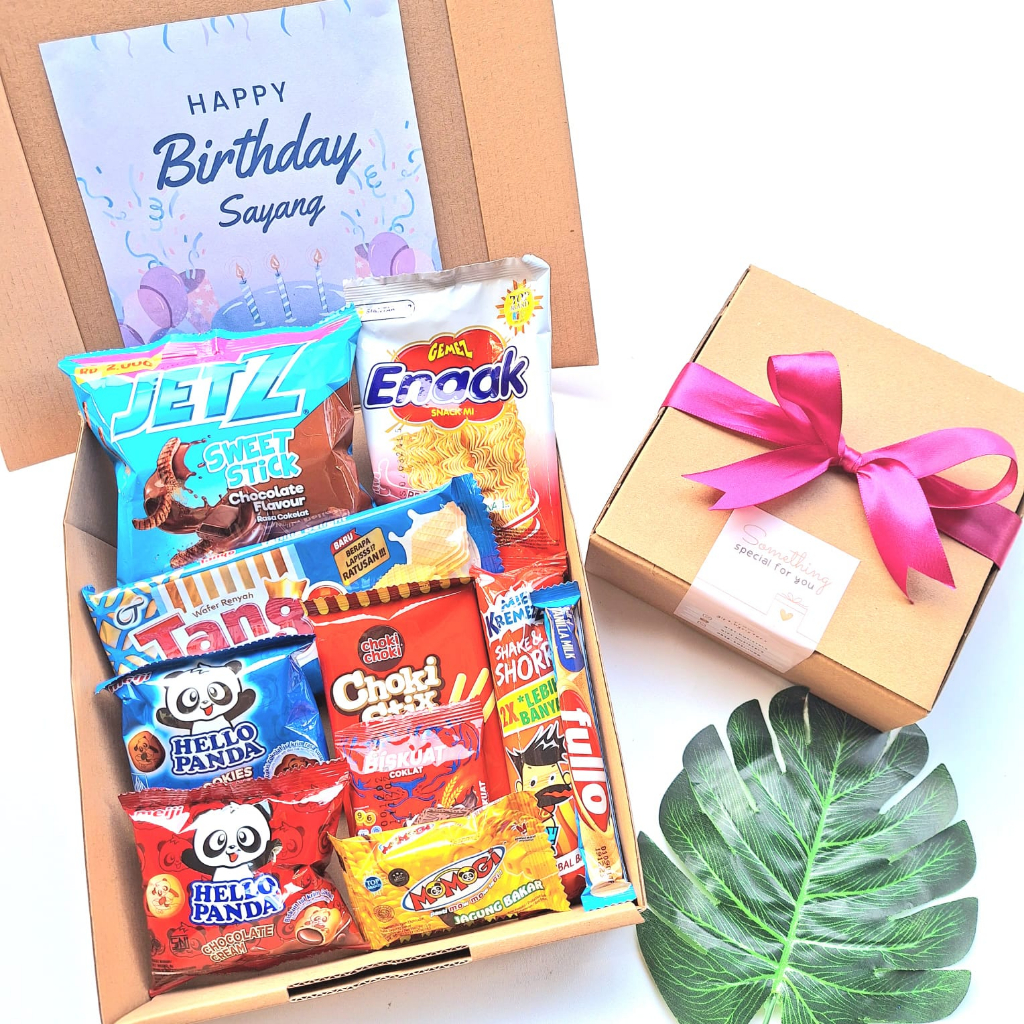 

SNACK ULANG TAHUN ANAK GOODIE BAG HADIAH HAMPERS / PAKET ACARA ULTAH