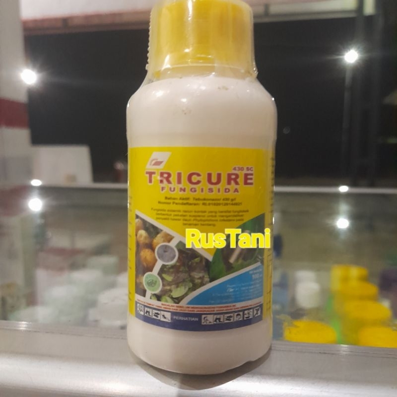 fungisida TRICURE 430sc 100ml bahan aktif : tebuconazole 430g/l