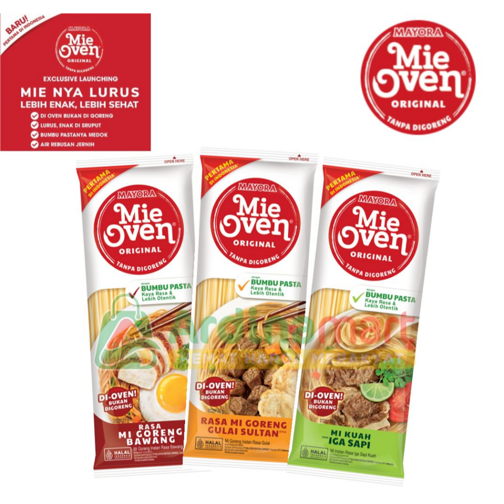 

Mie Oven Original Rasa Bawang Gulai Sultan Iga Sapi 70 g