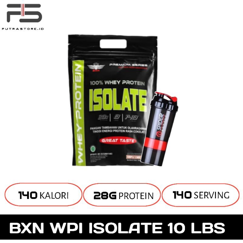 BXN ISOLATE 10 LBS XTREME WHEY PROTEIN ISOLATE 10 LB SUSU DIET DEBM BPOM