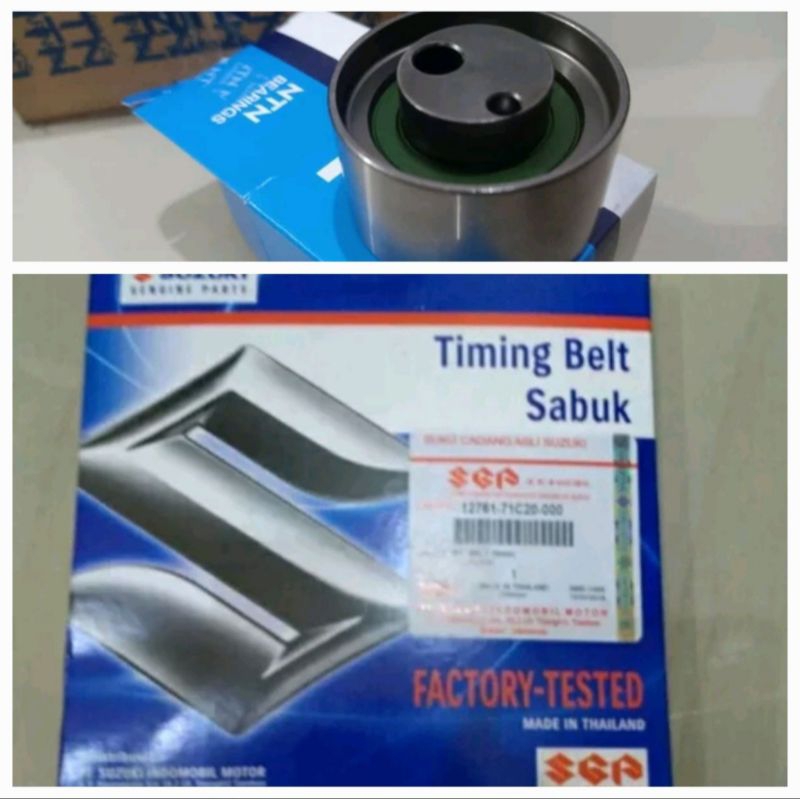 Timing belt SET ( Timing belt + Tensioner Bearing ) suzuki Apv, Arena , Mega Carry