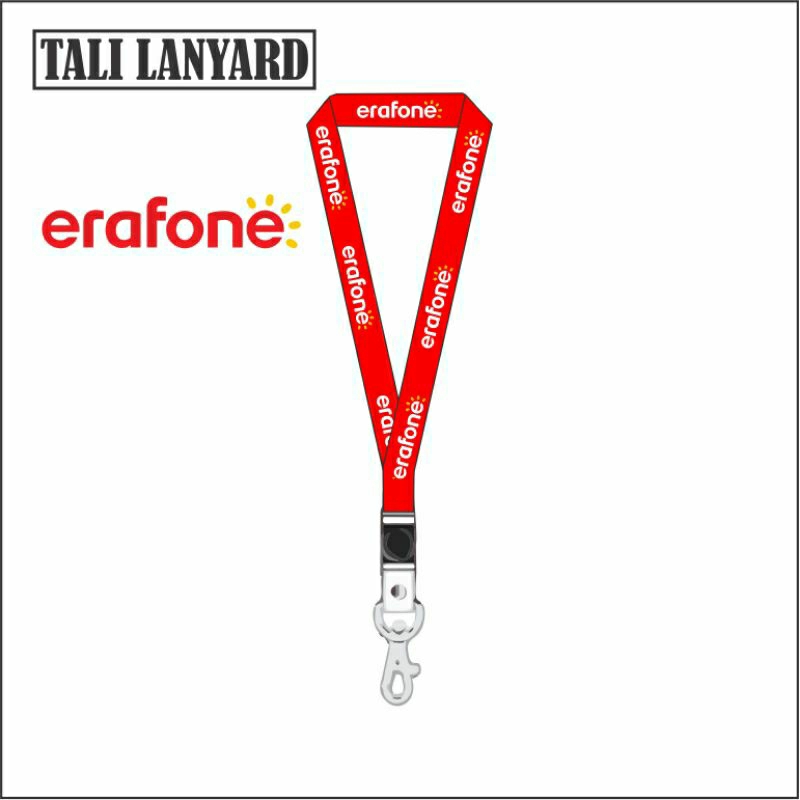

TALI LANYARD MERAH ERAFONE GANTUNGAN KUNCI/GANTUNGAN ID CARD/gantungan hp murah Best seller COD/LANYARD POLOS MERAH