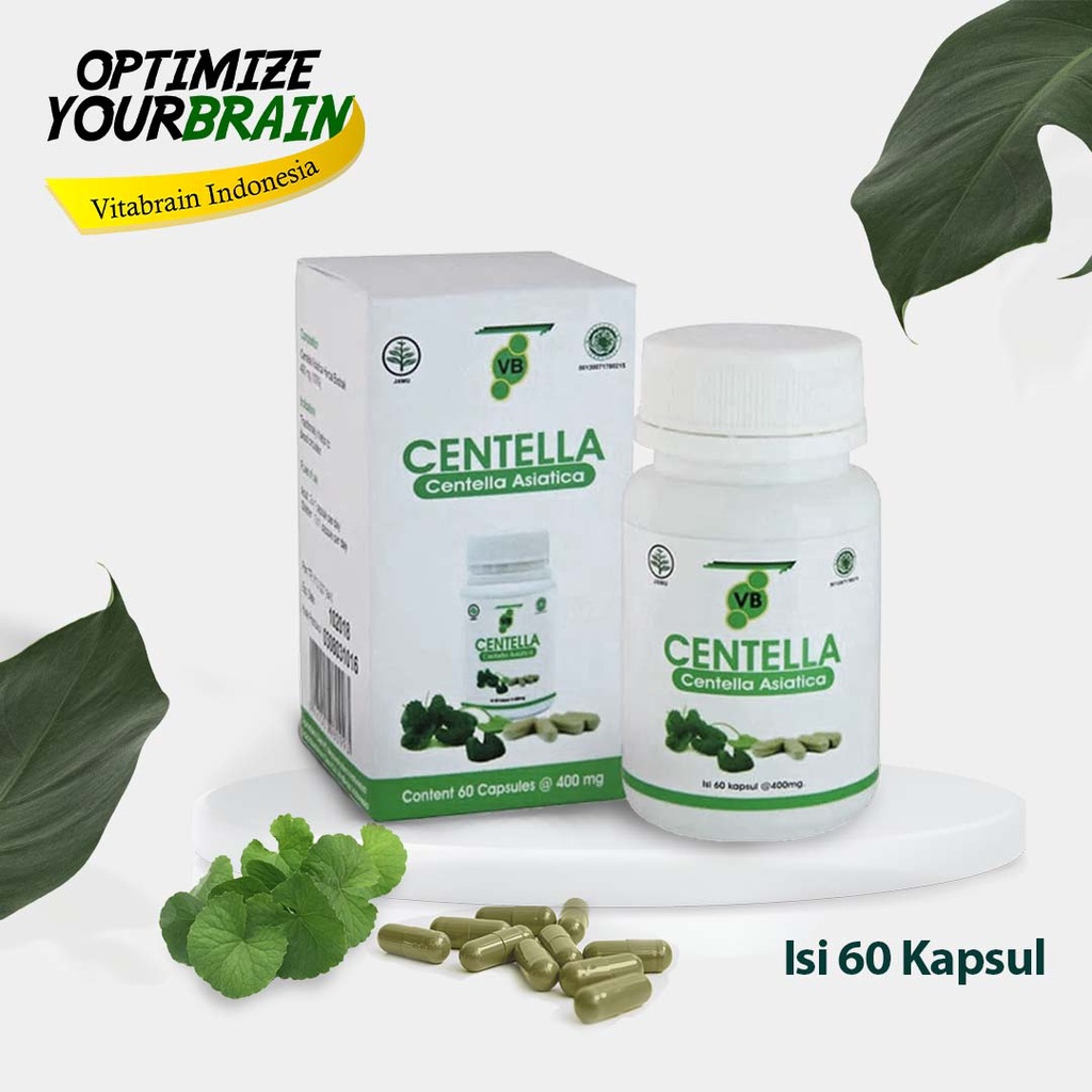 VITAMIN OTAK VITABRAIN CENTELLA ASIATICA VITAMIN OTAK UNTUK ANAK-ANAK , REMAJA, DEWASA & LANSIA